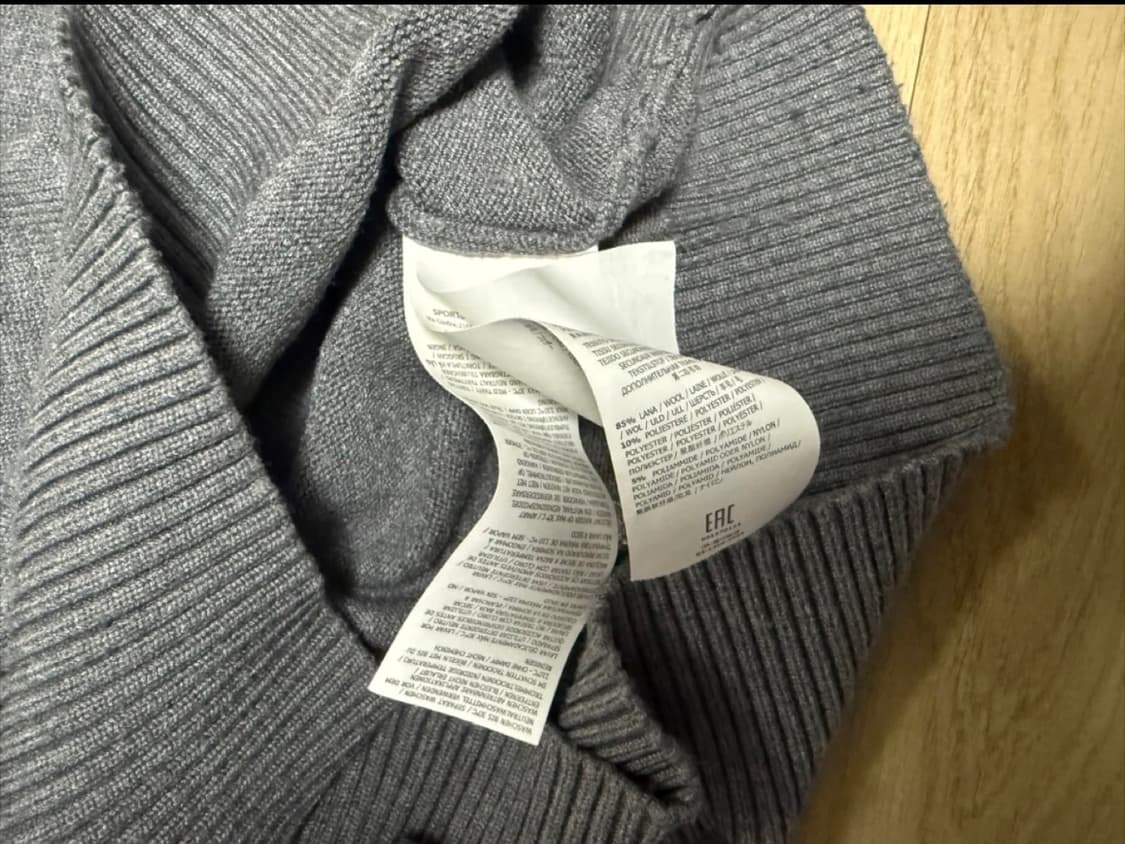 C.P. Company 터틀넥 니트 그레이 L 상품이미지3