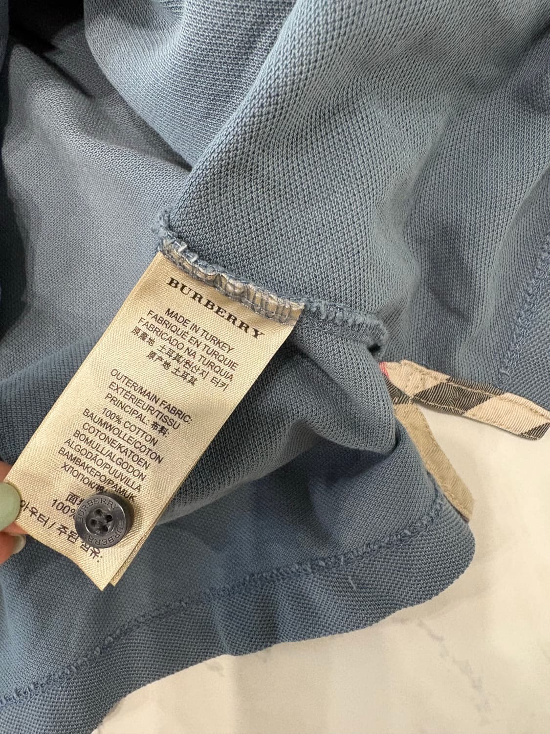 burberry vintage short-sleeved shirt 상품이미지3