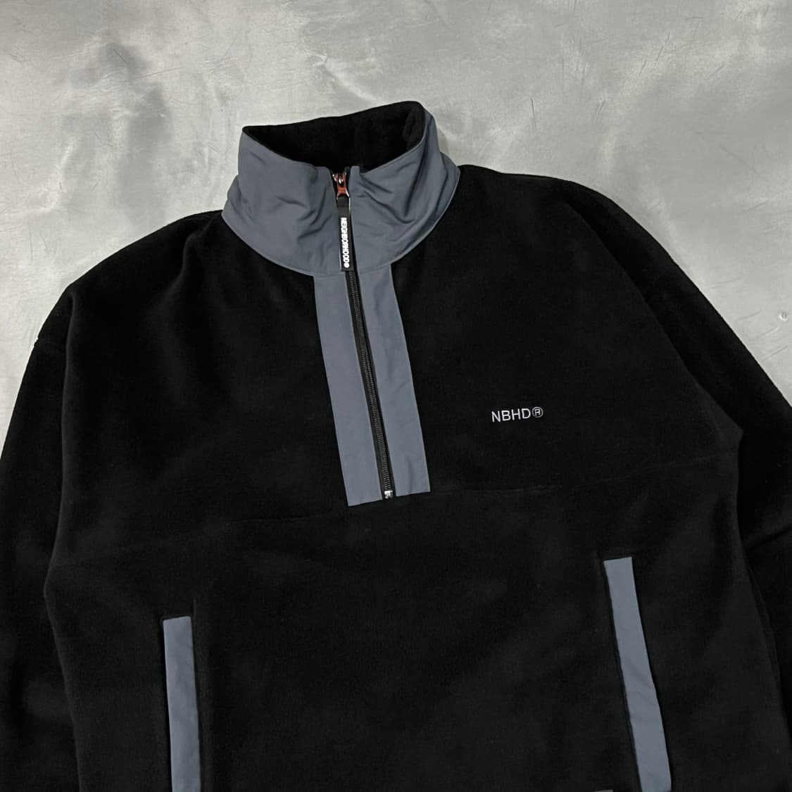  네이버후드 플리스 하프집 풀오버 y15960 상품이미지3