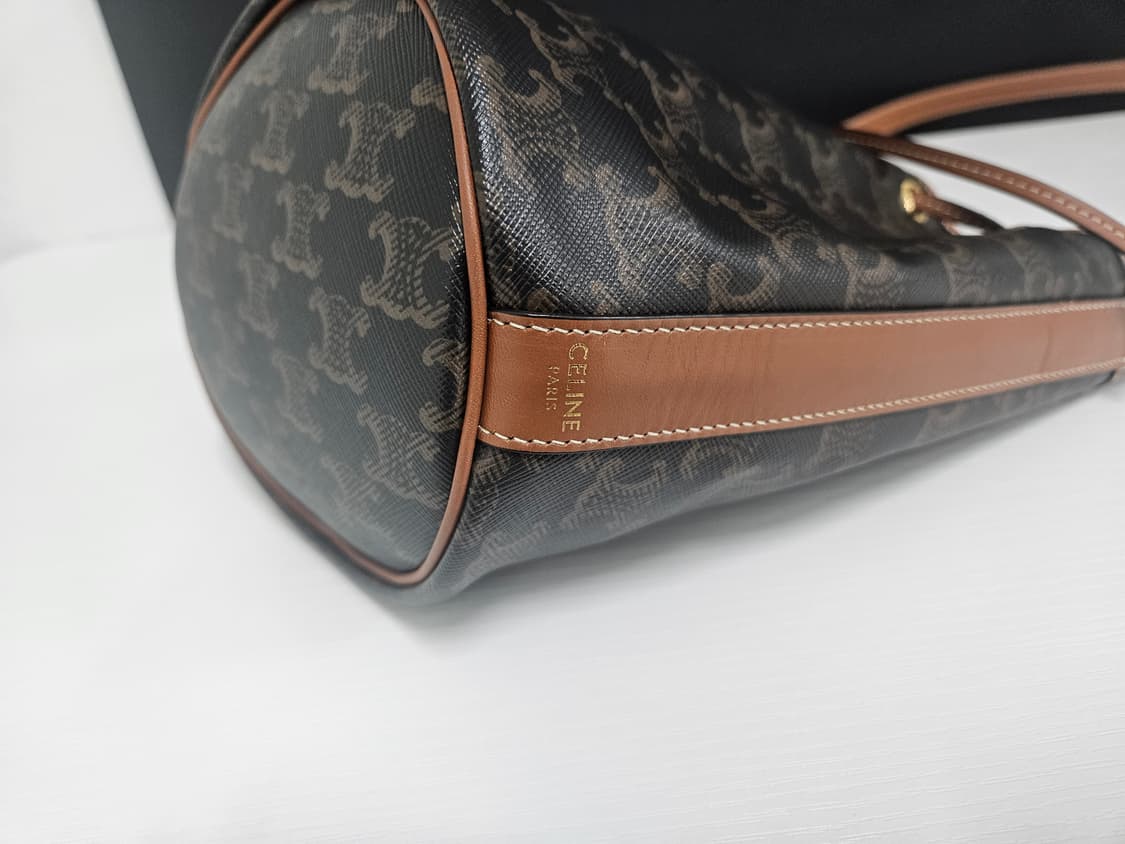 셀린느 트리오페 버킷백 브라운 숄더백(상태좋음) 상품이미지6