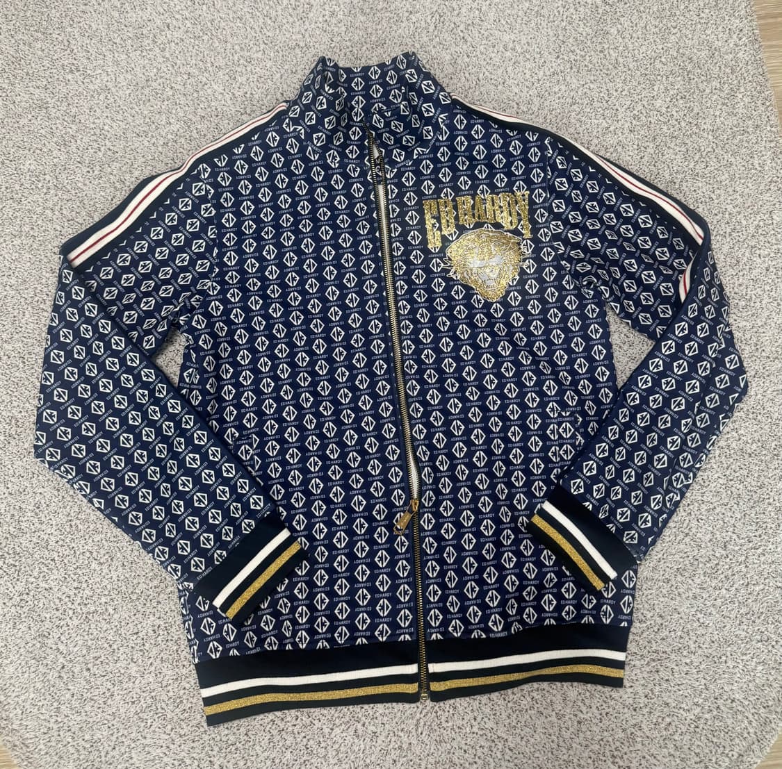 에드하디 네이비 패턴 트랙탑 자켓 M 상품이미지1