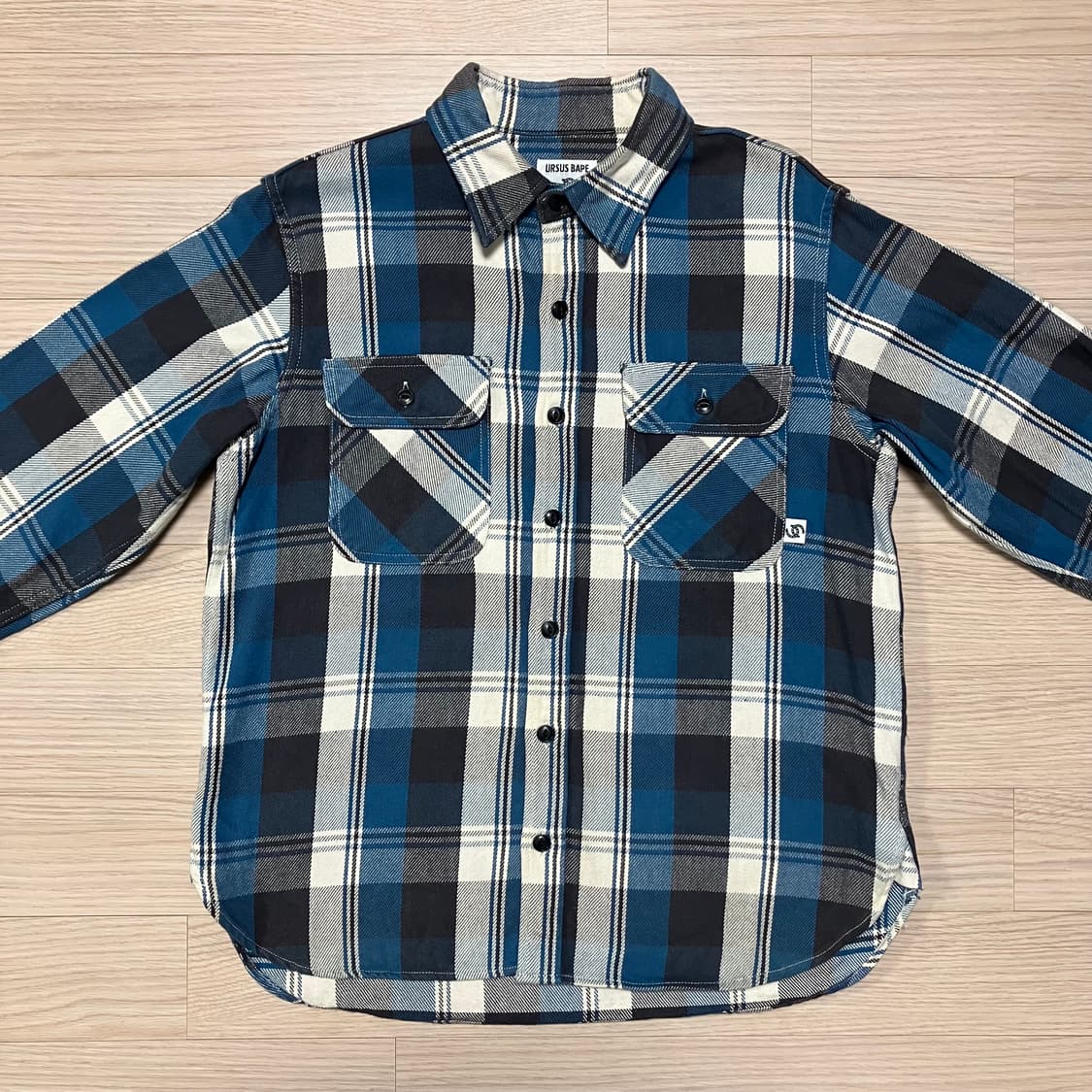 베이프 플란넬 체크 셔츠 bape 상품이미지3