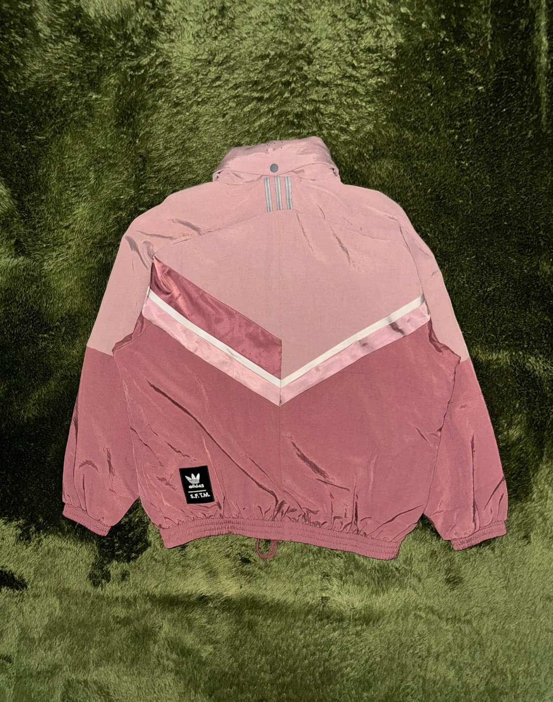 [XL] 아디다스 X 송포더뮤트 콜라보 패치 로고 팀 자켓 레드 상품이미지8