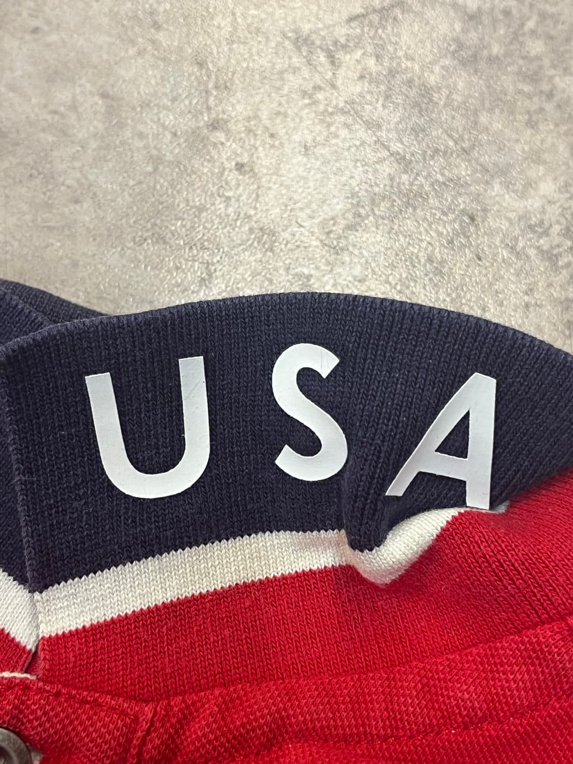 폴로 랄프로렌  헤리티지 로고 성조기 pk셔츠 레드 L#csz2082 상품이미지4