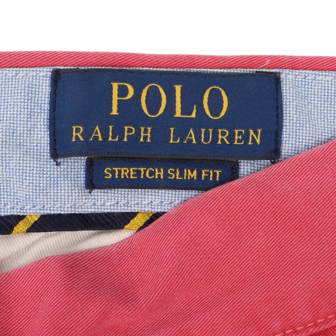 폴로 랄프로렌 다크 핑크 스트레치 슬림핏 코튼 팬츠 상품이미지8
