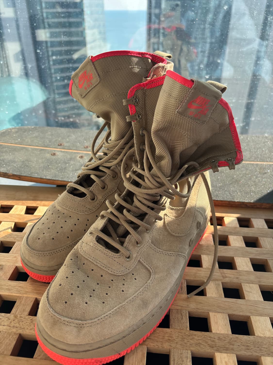 나이키 에어포스 하이 카키 데저트 상품이미지5