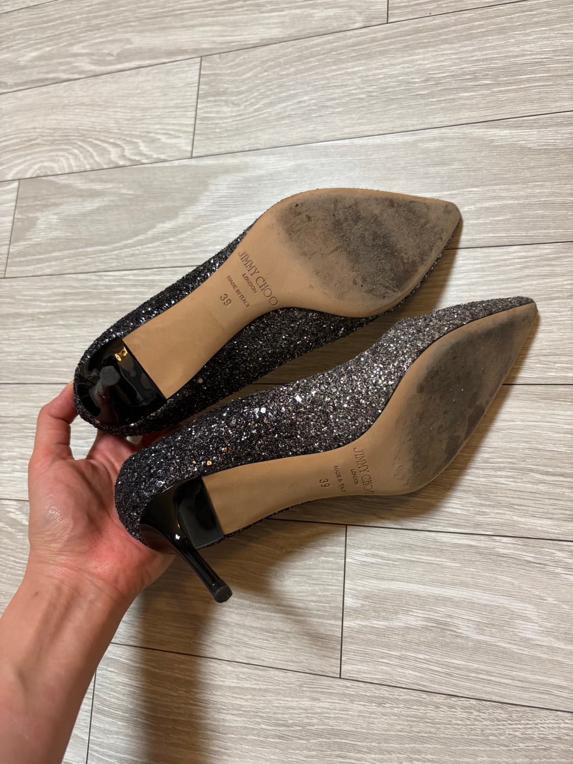 지미추 글리터 펌프스 39 상품이미지3