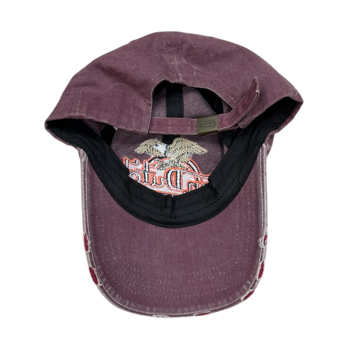 본더치 빈티지 독수리 그런지 데미지 워싱 펑크 Y2K 볼캡 모자 상품이미지3