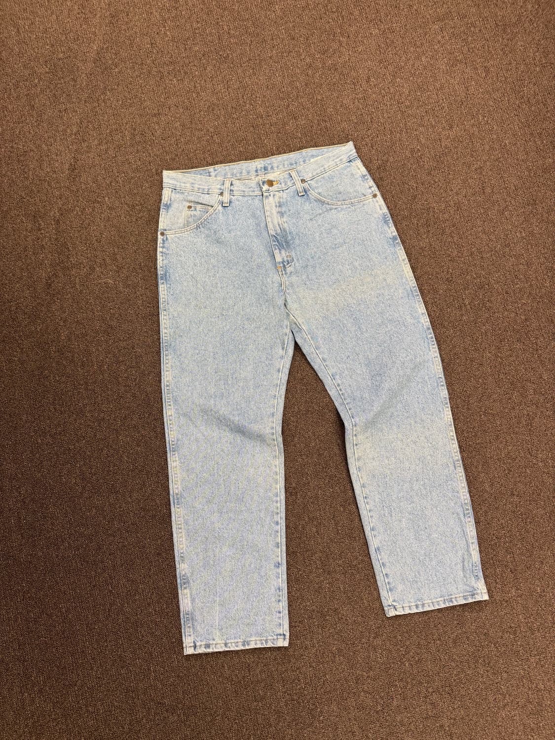 34)랭글러 빈티지 연청 데님팬츠 상품이미지1