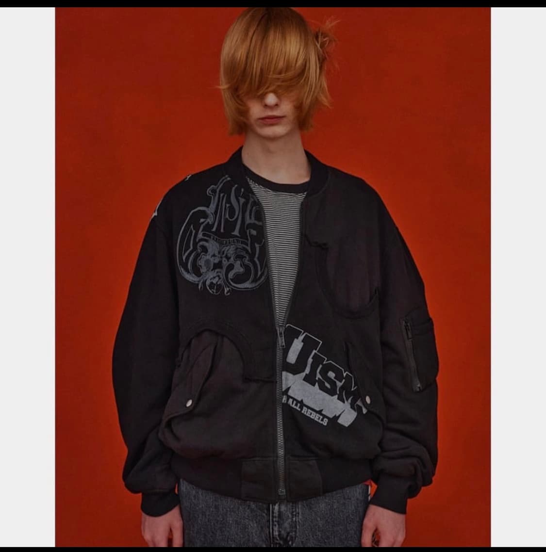 언더커버 리버시블 봄버 상품이미지1