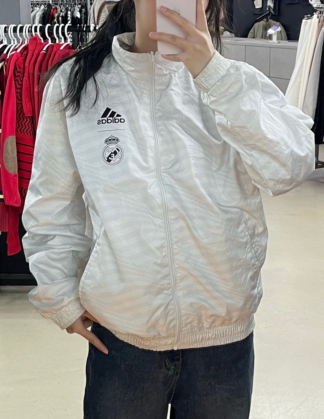 아디다스 레알마드리드 앤섬 리버시블 바람막이 상품이미지1