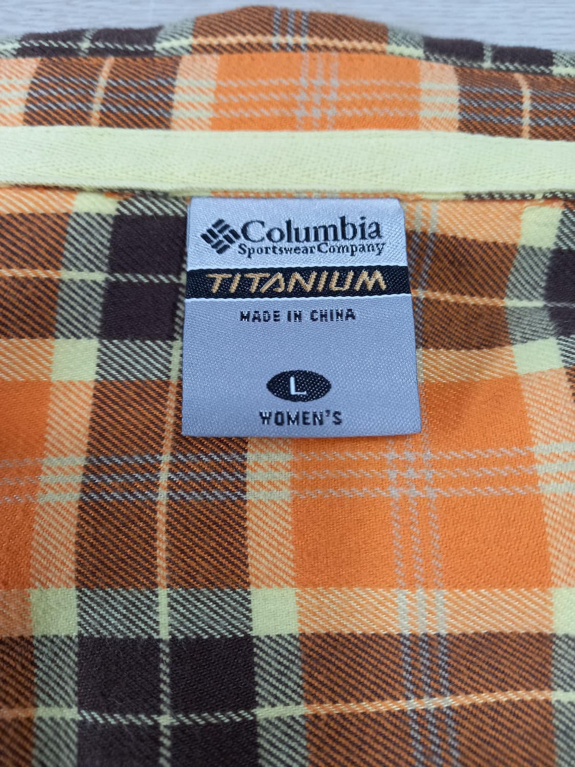 L100 Columbia 가을겨울용 여성 체크 셔츠 L-693 상품이미지7