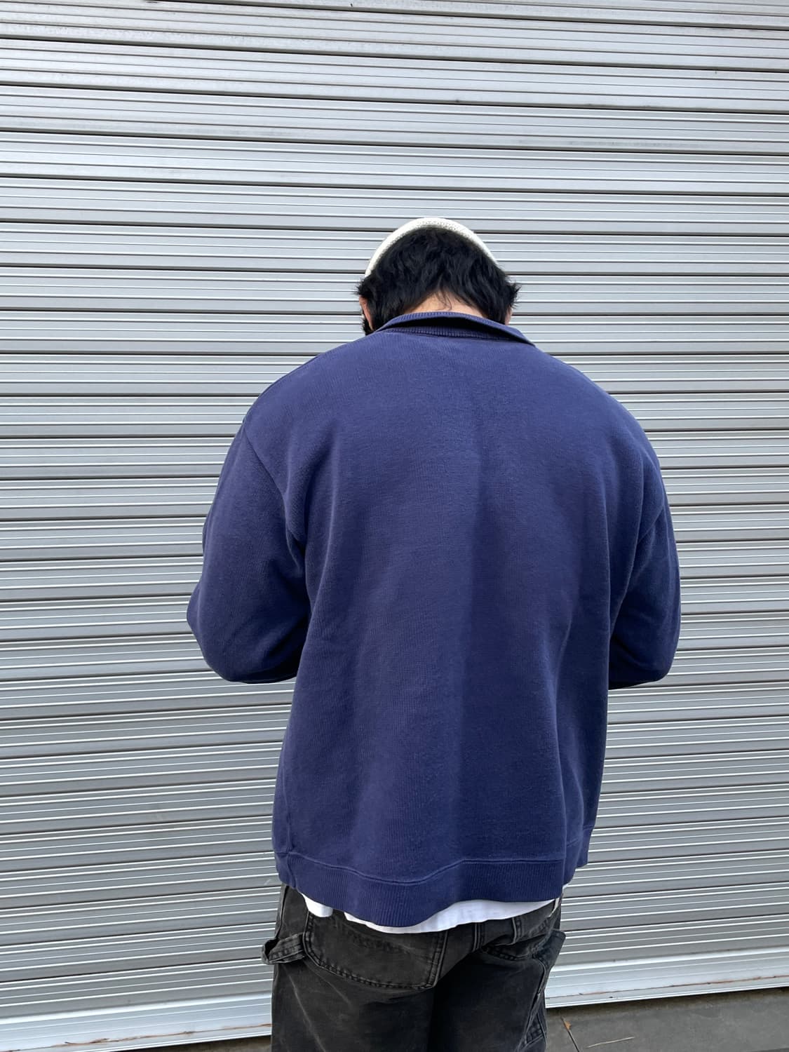 1998 Patagonia Navy Organic Cotton Knit 상품이미지9