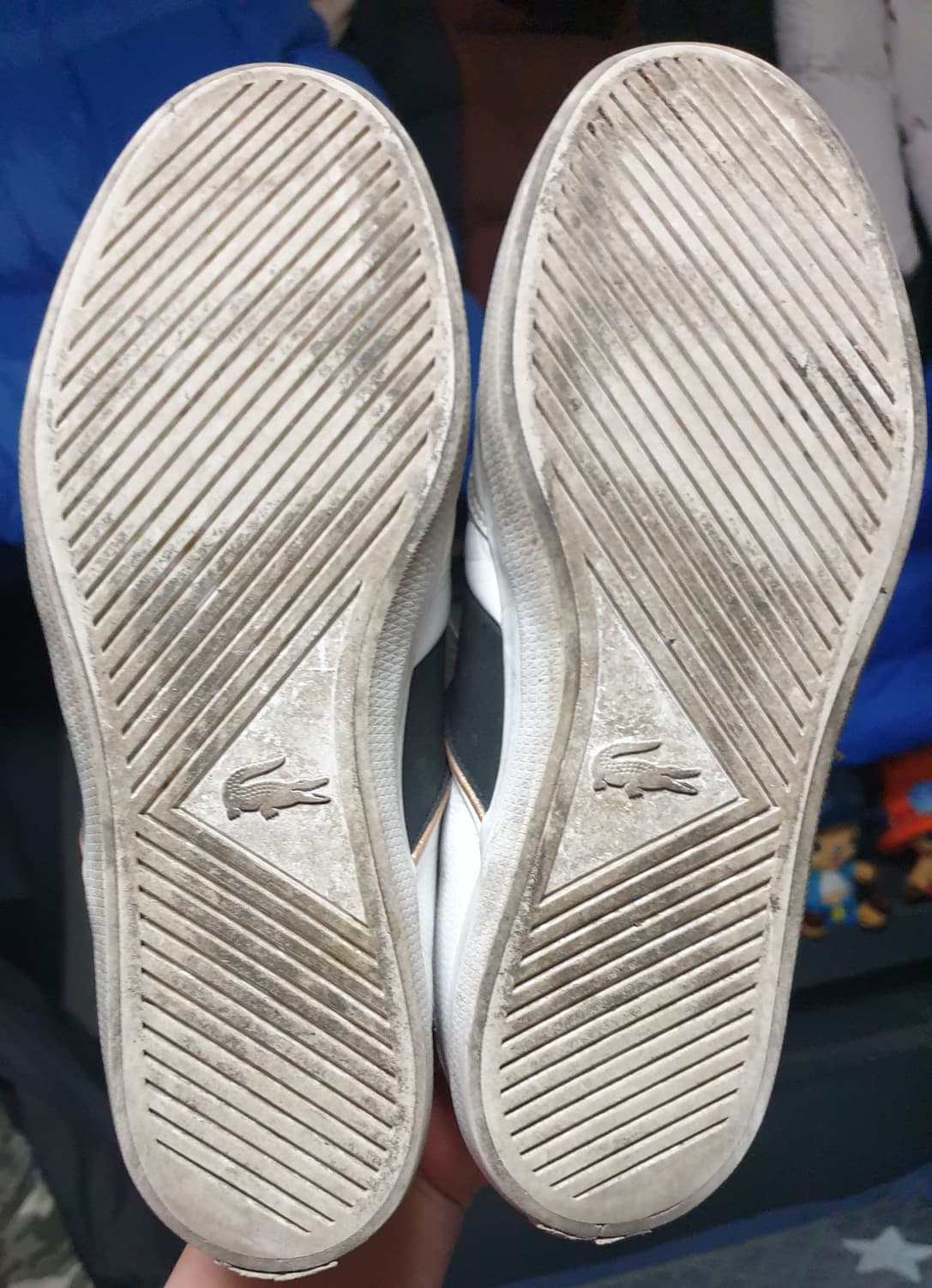 라코스테 클래식 코트마스터 스니커즈 화이트 네이비 (265) 상품이미지5