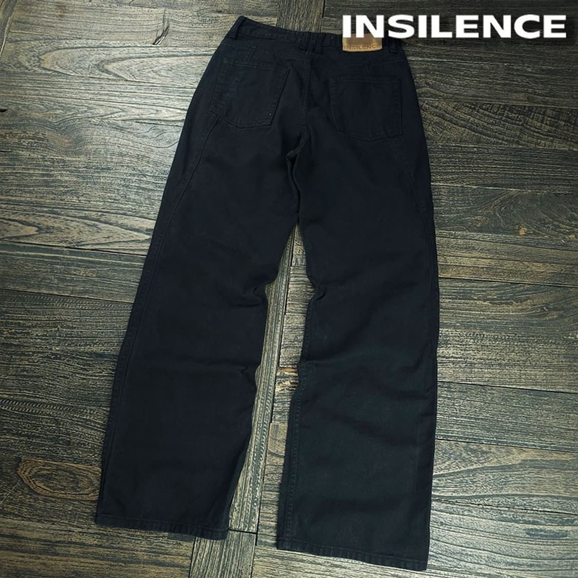 [인사일런스] 코튼 루즈핏 블랙진 M20946 상품이미지1