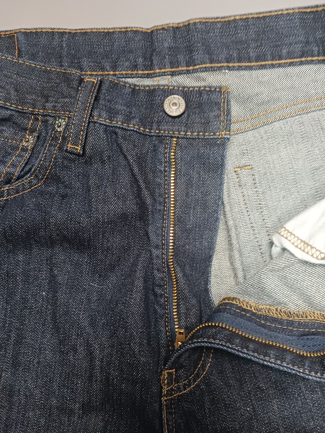 [36] 리바이스 505 R탭 진청생지 레귤러진 청바지 상품이미지6