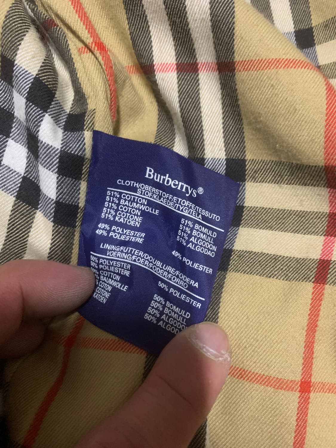L)버버리 Burberrys 노바체크 클래식 롱코트  트렌치코트 영국제  상품이미지7
