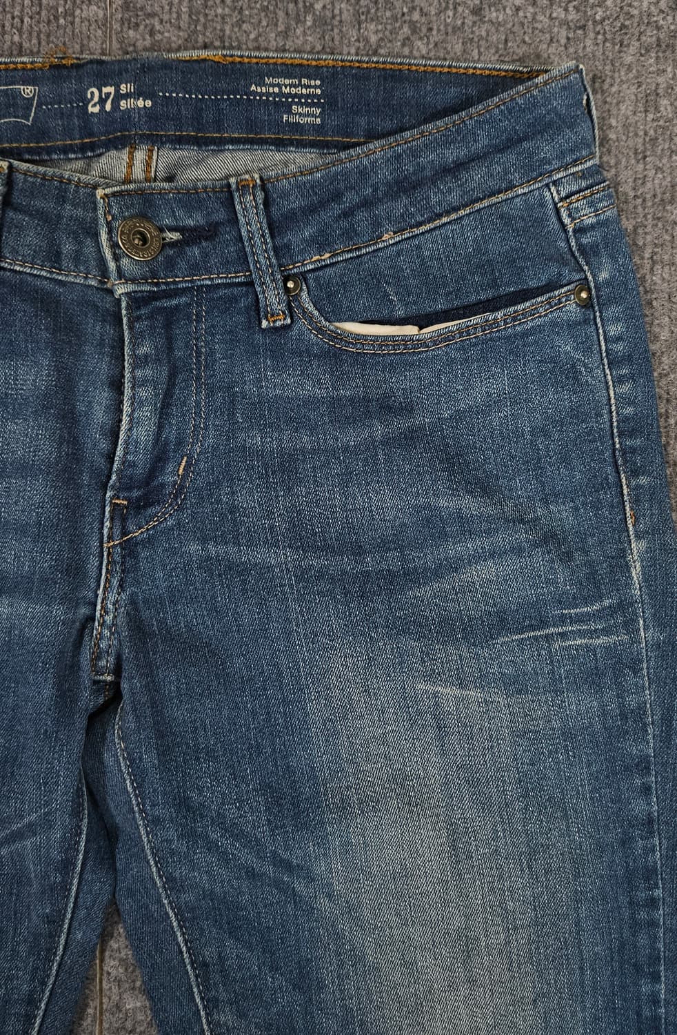 리바이스 모던 라이즈 스키니 W27 L32 급처 상품이미지2