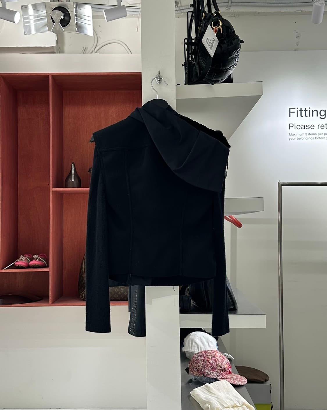 릭 오웬스 블랙 15fw 런웨이 아카이브 자켓 상품이미지6