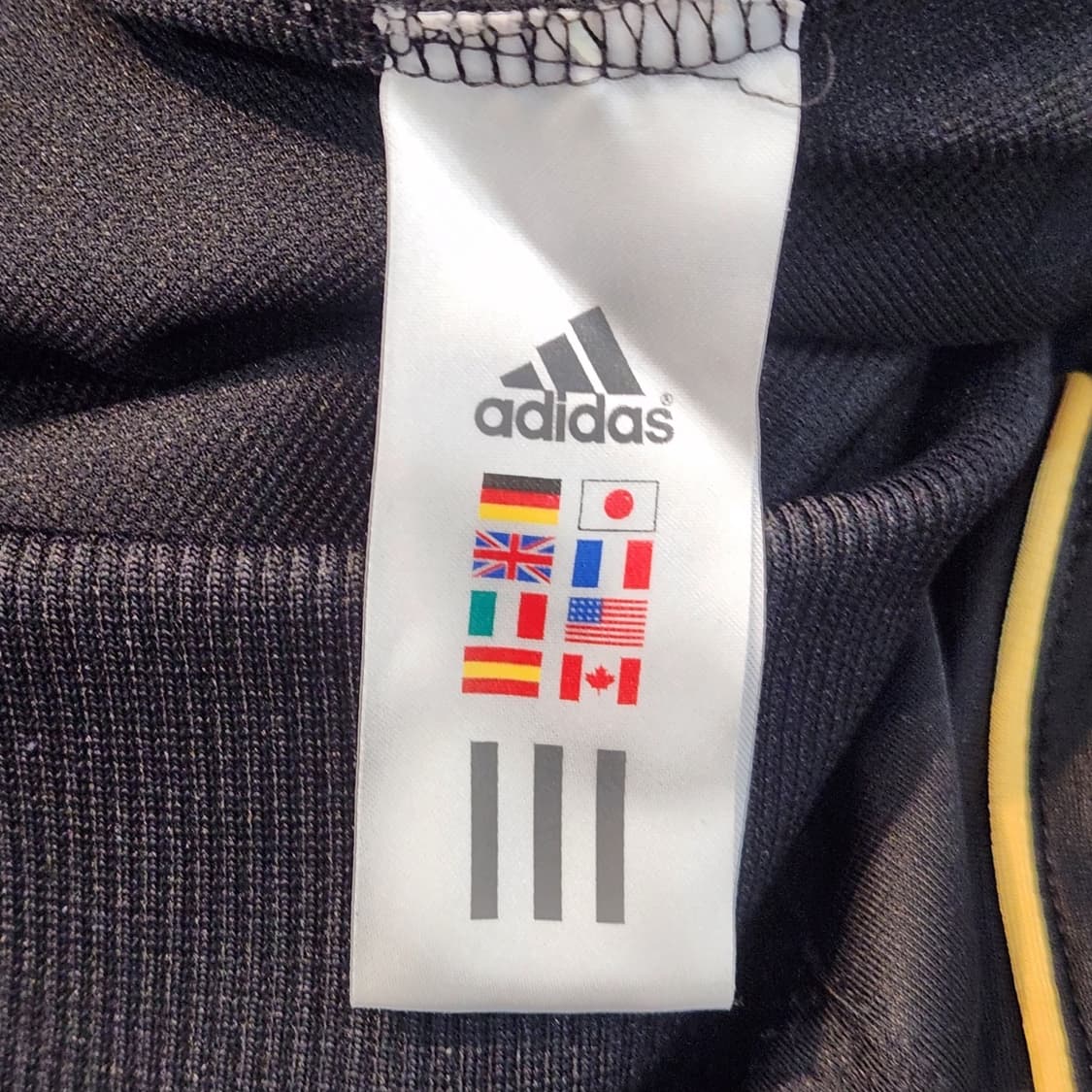 아디다스 블랙/골드 트랙 자켓 (105) 상품이미지4