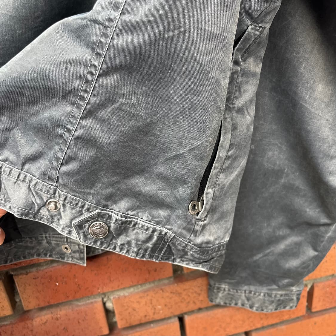 할리데이비슨 나일론 트러커 자켓 (100-105) 상품이미지5