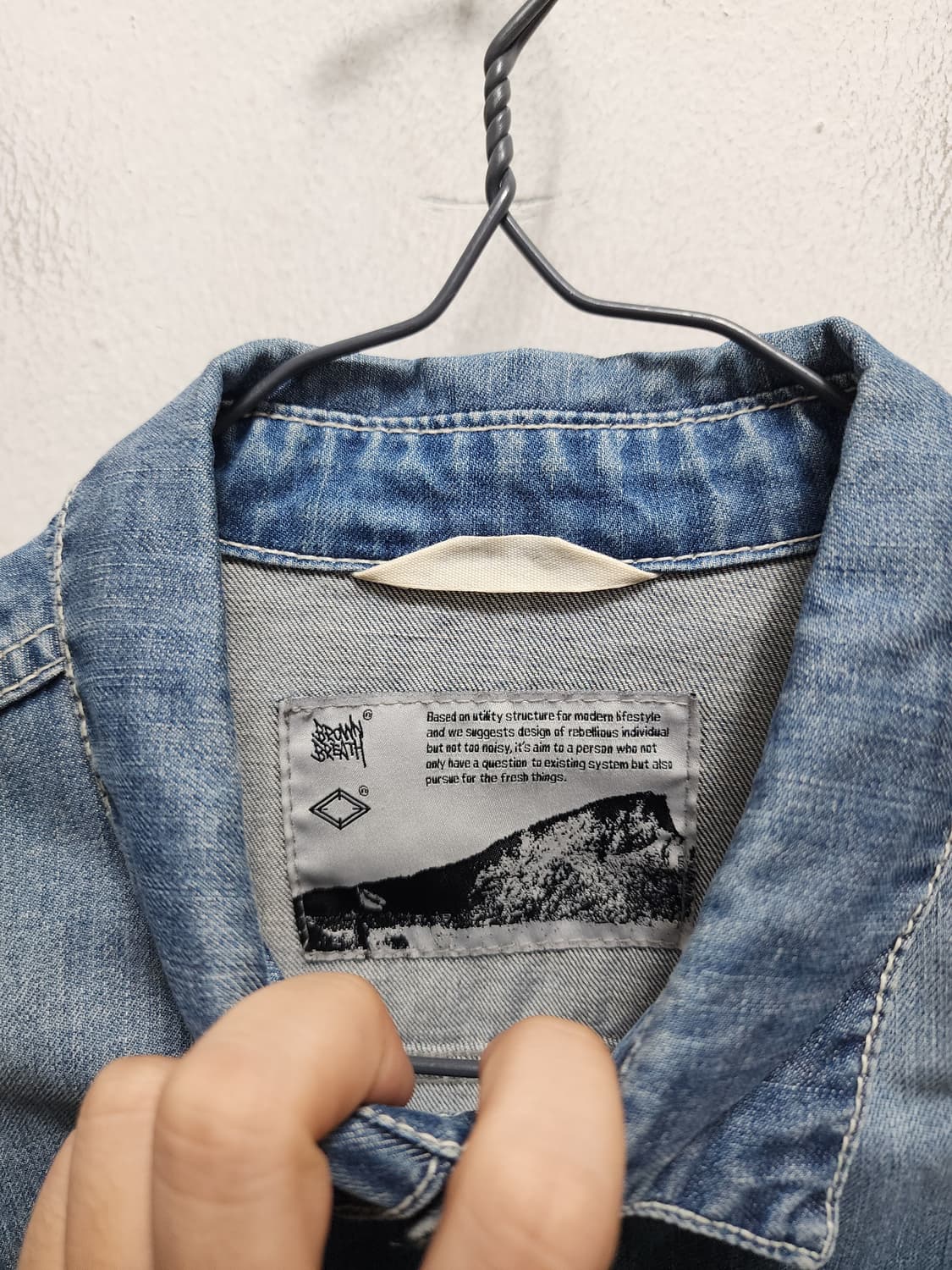 브라운브레스 워싱 데님 워크셔츠 상품이미지4