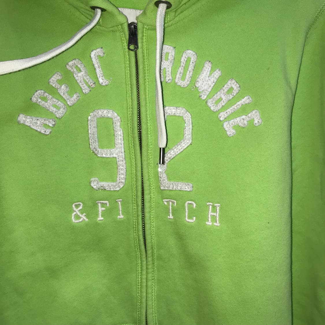 Abercrombie 아베크롬비 y2k 갸루 스팽글 기모 후드집업 상품이미지4