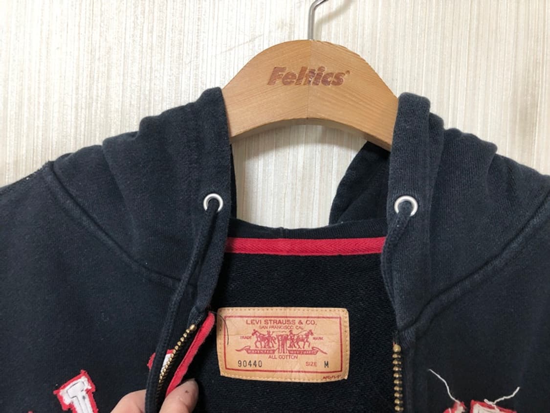 리바이스재팬 후드집업티셔츠 M 상품이미지4