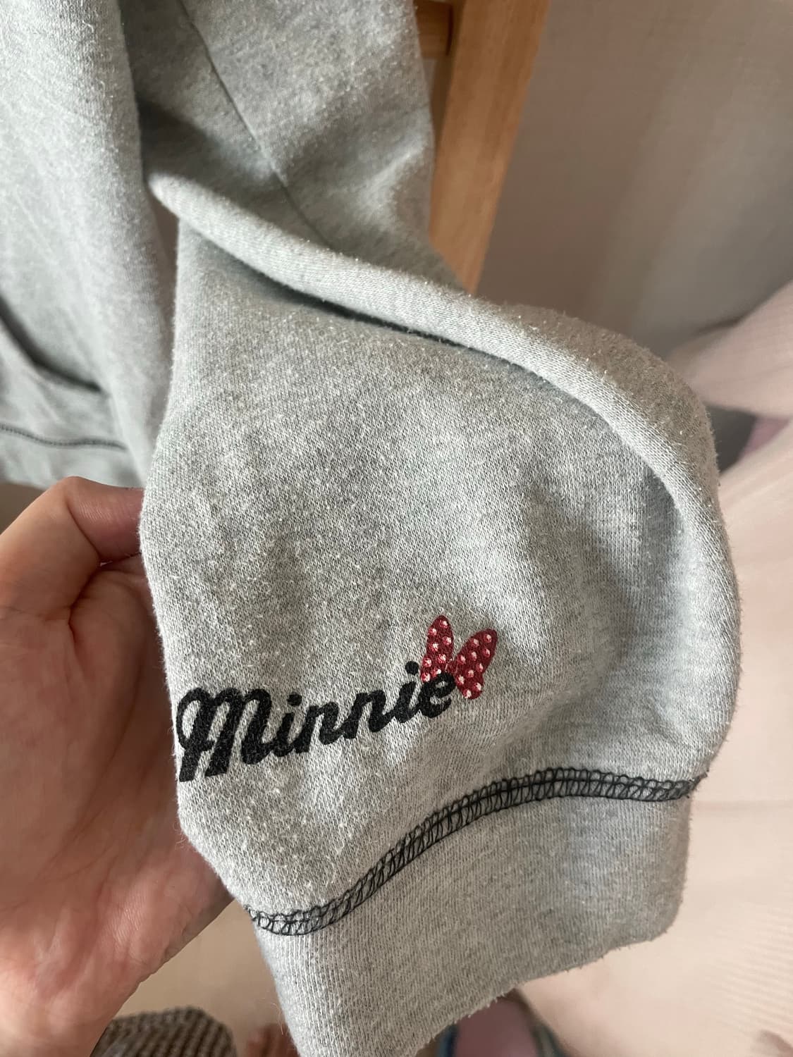 모리걸 미키 체크 후드집업 상품이미지4