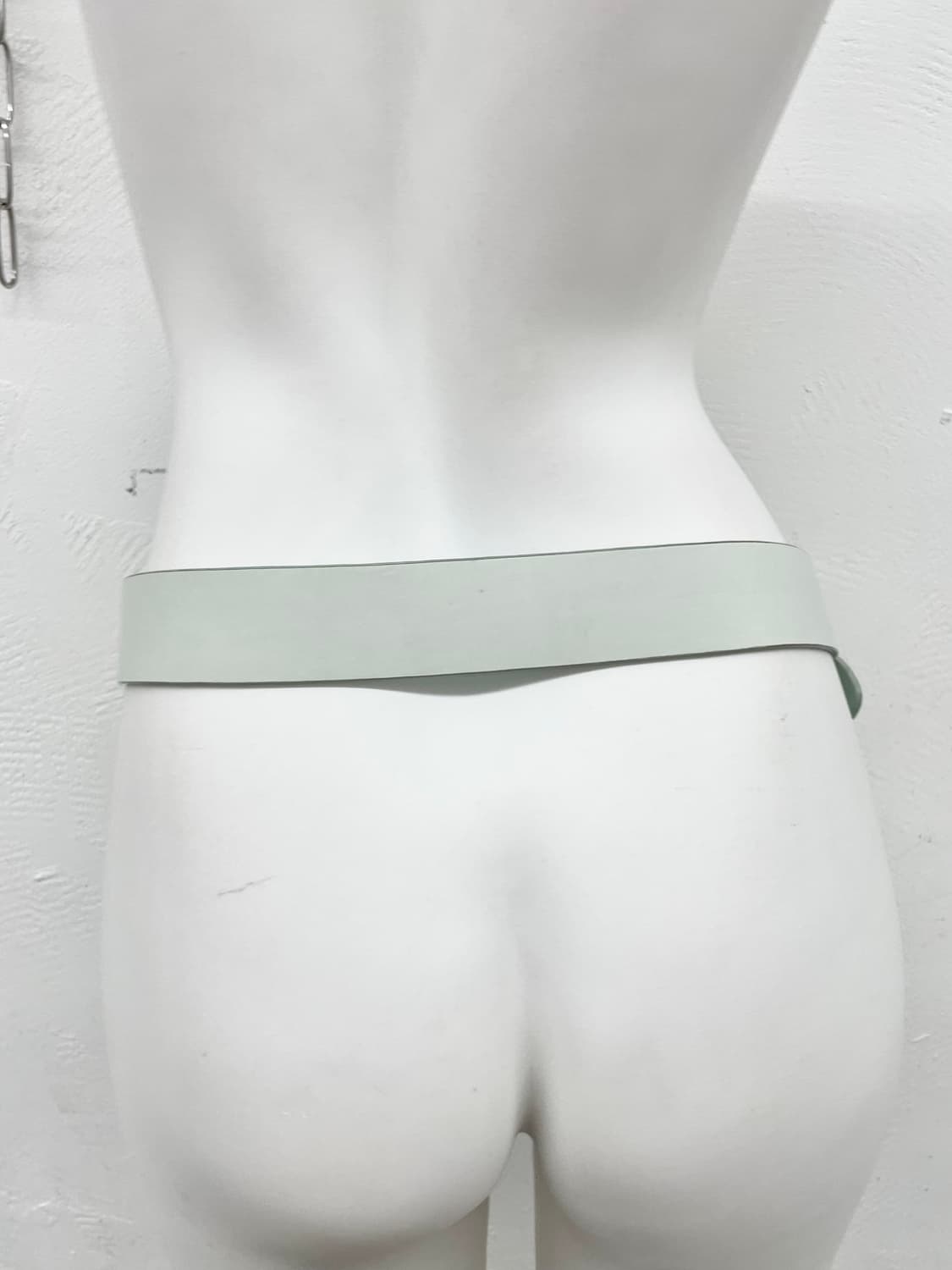 ck 캘빈클라인 리얼레더 민트 큐빅 버클 벨트 *레어 상품이미지4