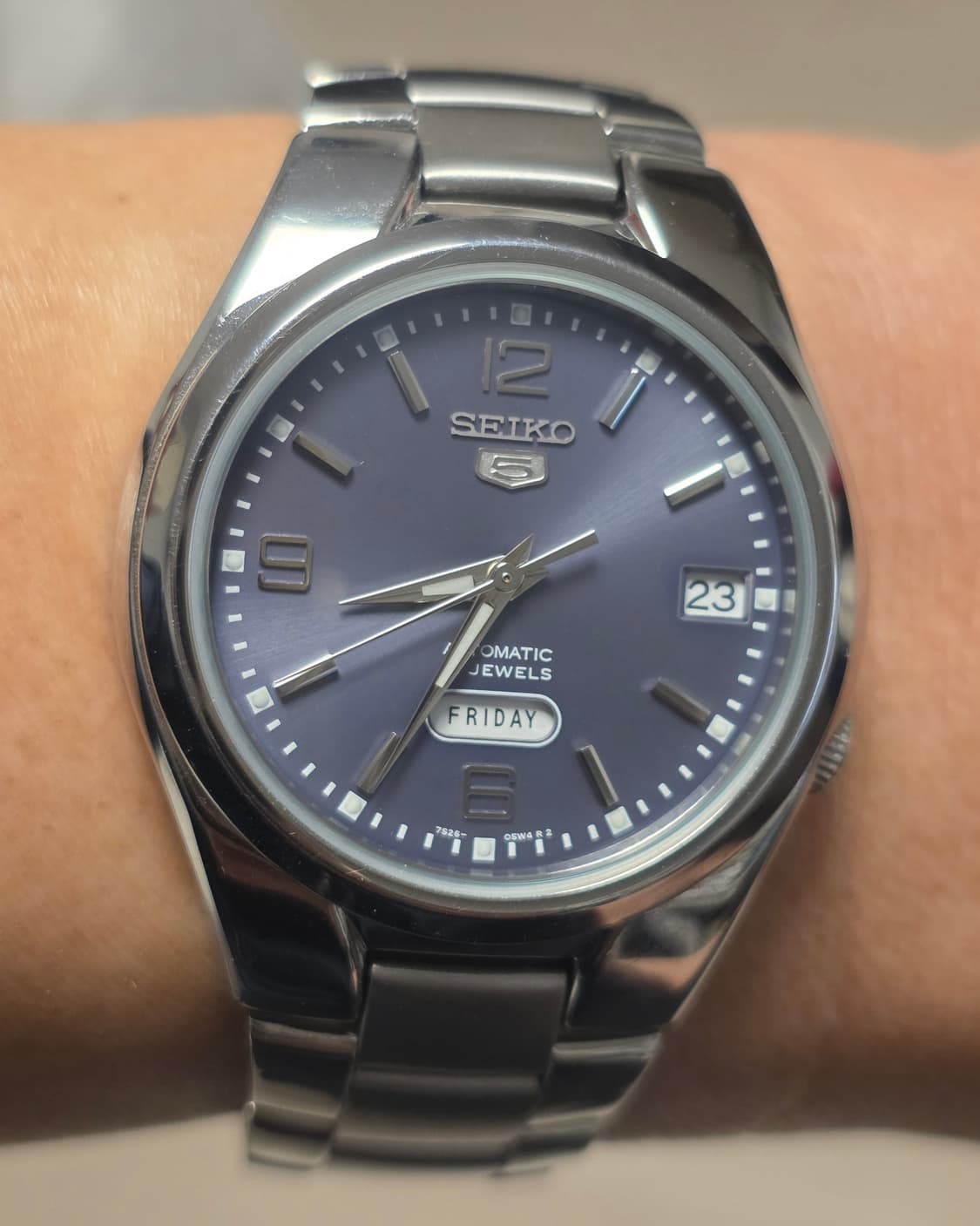 세이코 5 오토메틱 21 보석 SNK621K1 시계(풀박스) 상품이미지8