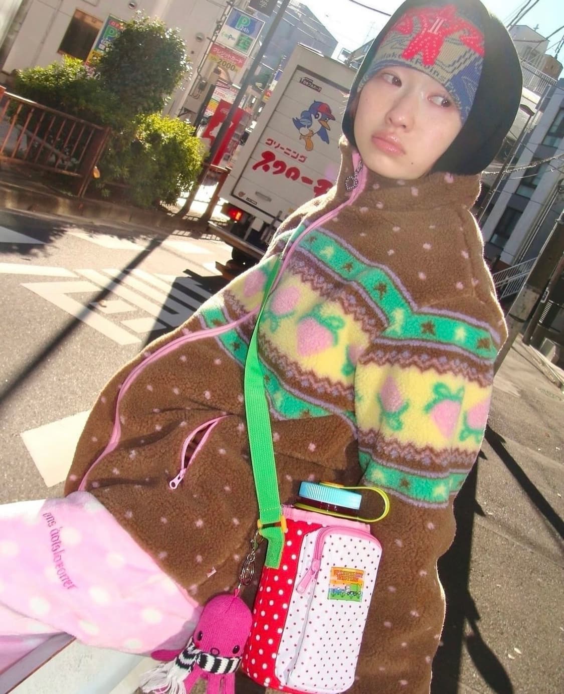 [Strawberrywestern]choco sherpa jacket S 상품이미지1