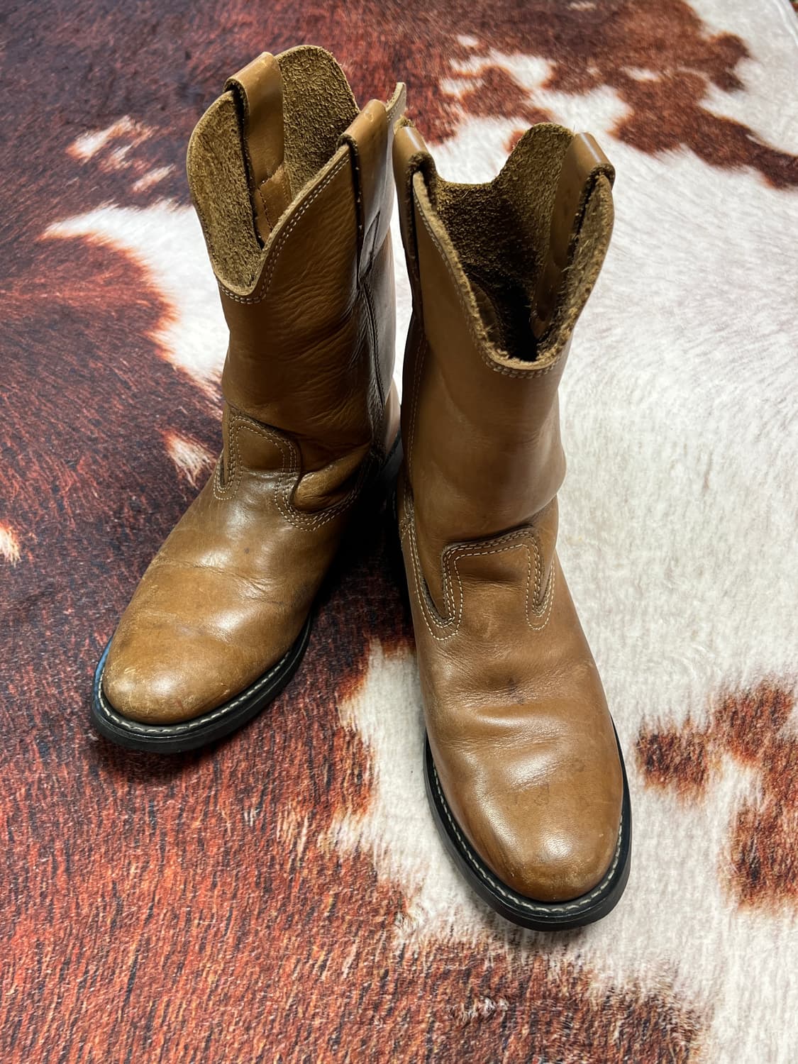 [260] GRAND 그랜드  브라운 빈티지 페코스 부츠 워커 상품이미지3