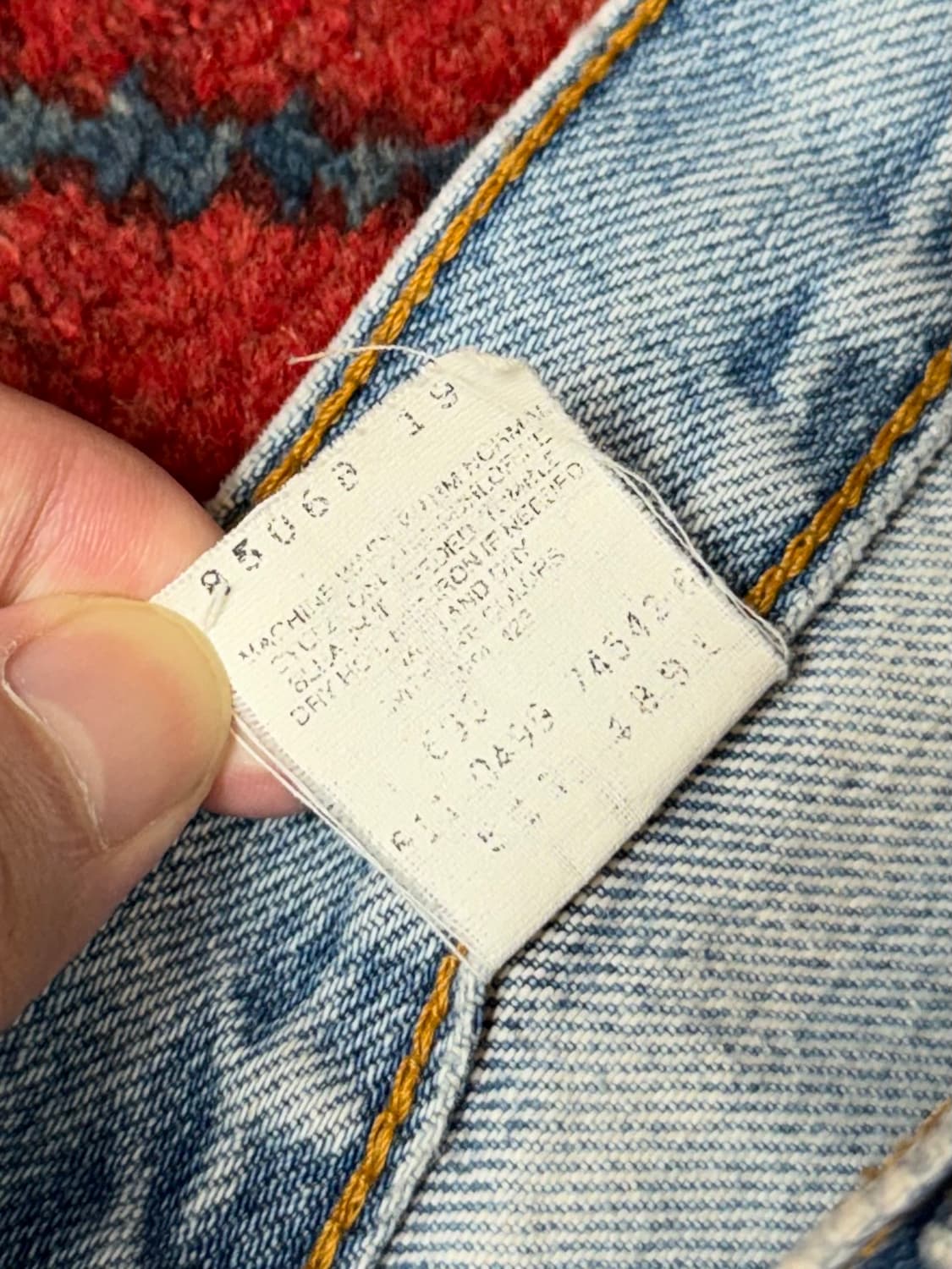 90's USA Made 빈티지 리바이스 517 부츠컷 상품이미지10