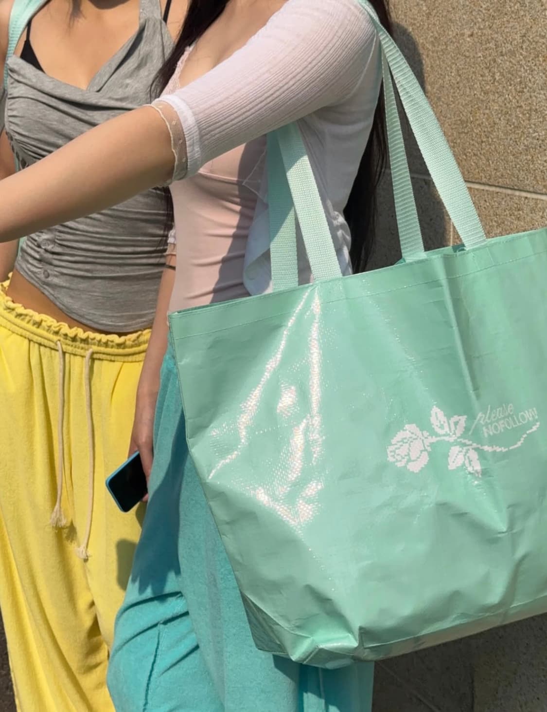 플리즈노팔로우 타포린백 민트 상품이미지2