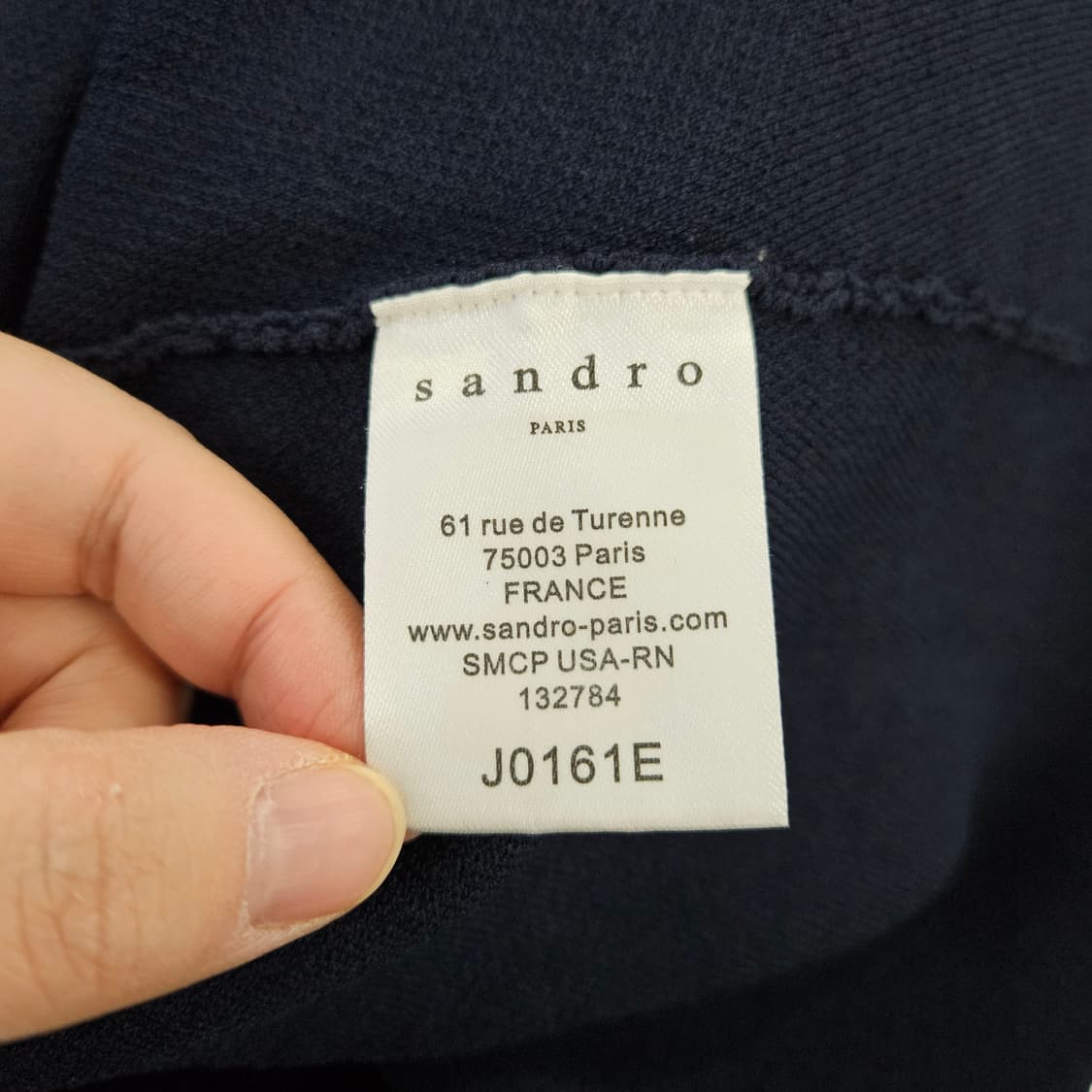 [1] Sandro 산드로 A라인 지퍼 클로저 미니 스커트 0116Y1 상품이미지5