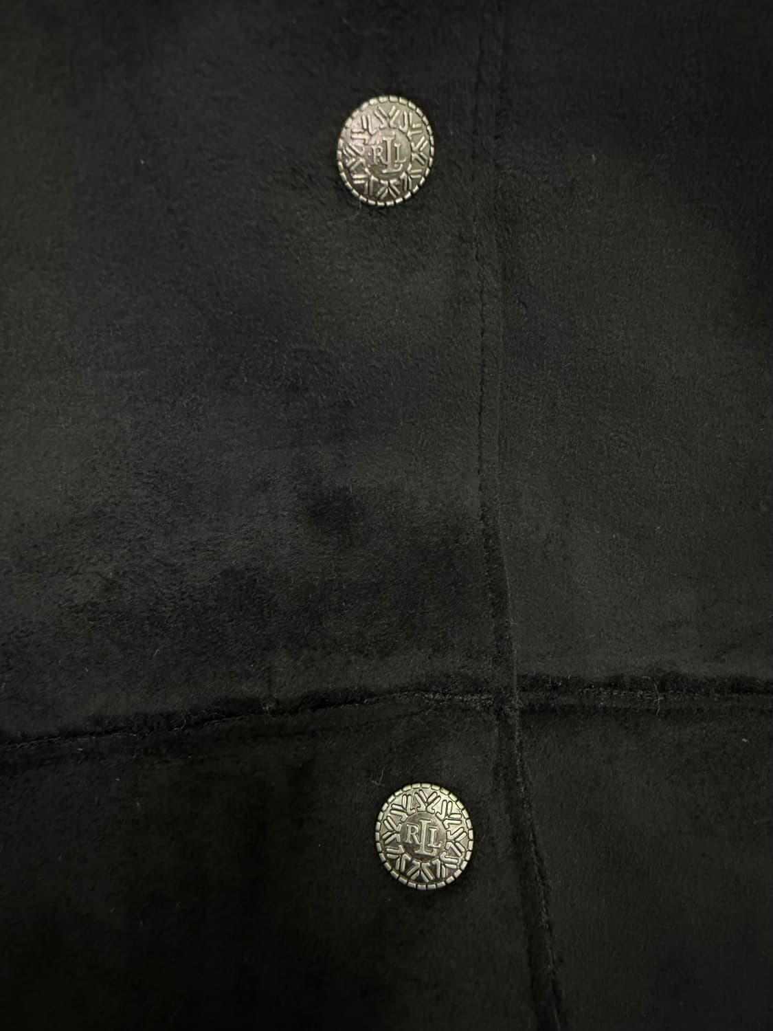 새상품 로렌 랄프로렌 비건 후드 무스탕 베스트 상품이미지3