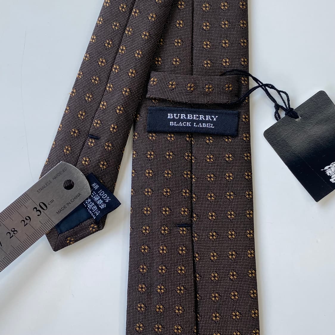 택부착 미사용품 버버리 명품 정품 넥타이 (Burberry) 7.6cm 상품이미지7