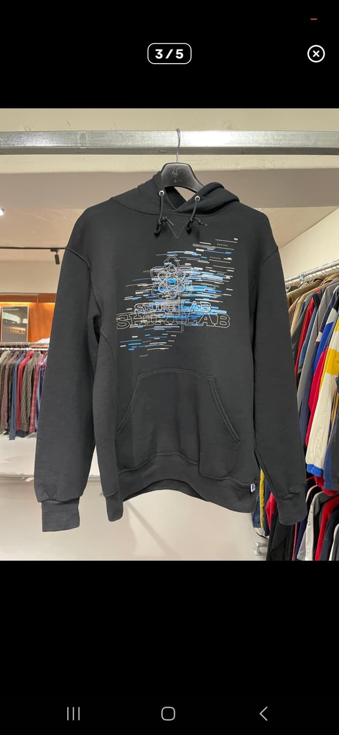 러셀 프린팅 후드 티셔츠 상품이미지1