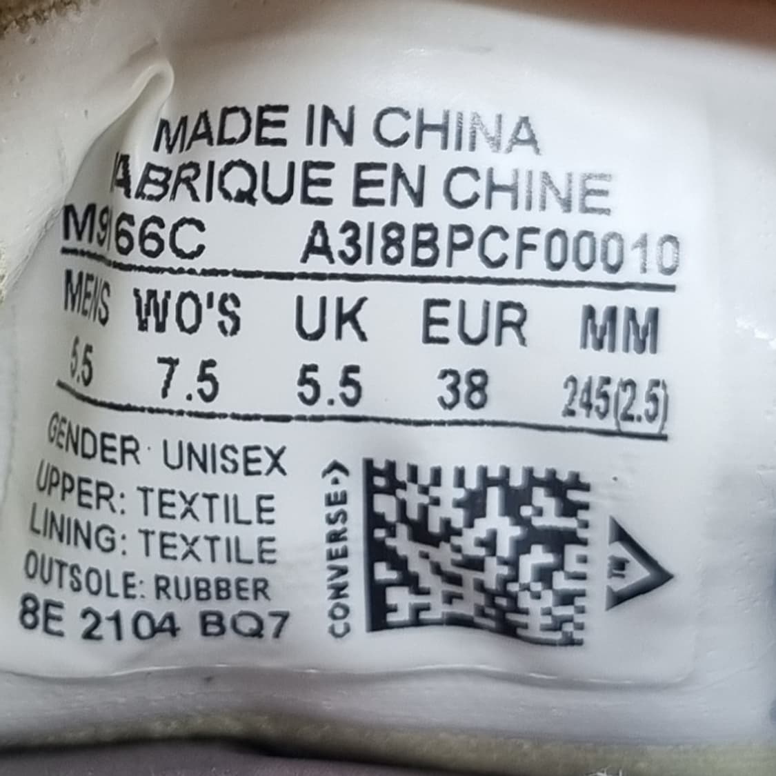 컨버스 올스타 블랙 스니커즈 245 상품이미지6