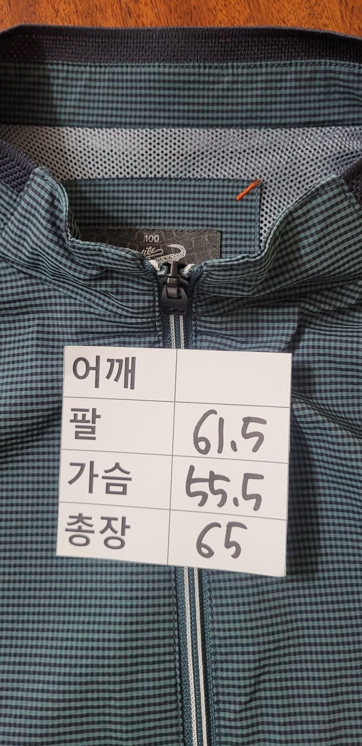 (남성100사이즈)크로커다일 체크 블루종(여름용바스락천) 상품이미지10