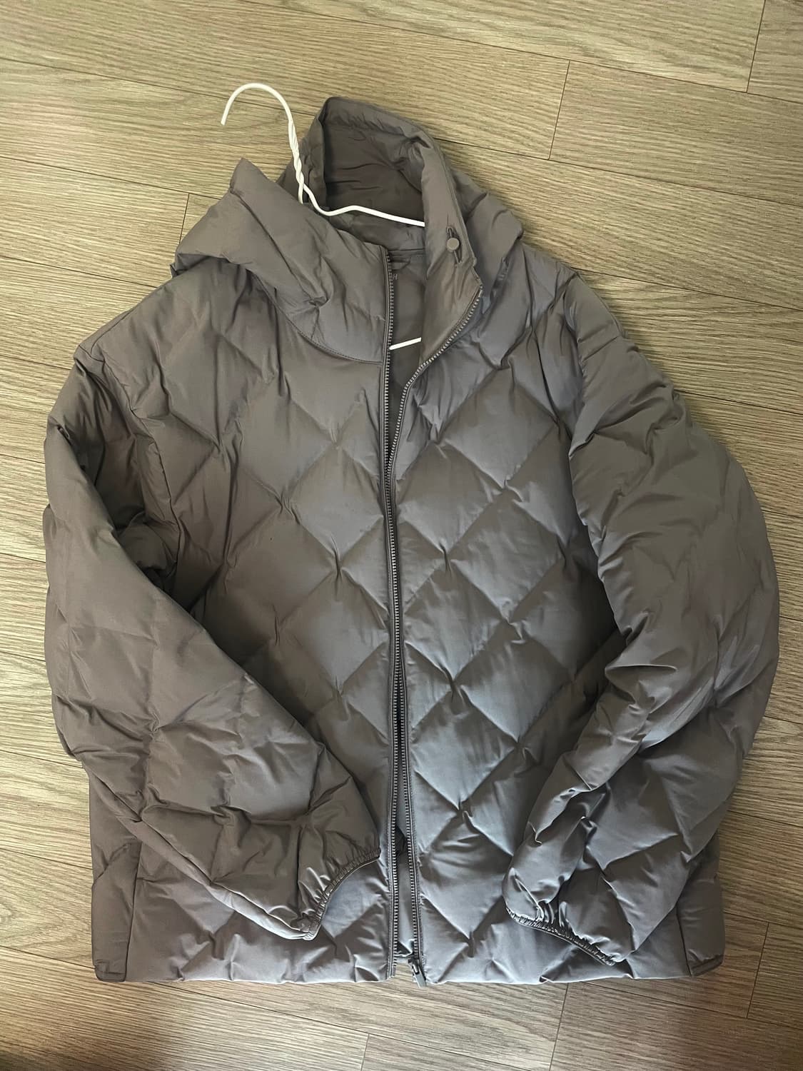 (새상품) 유니클로 퍼프테크 파카 그레이 2XL 상품이미지1