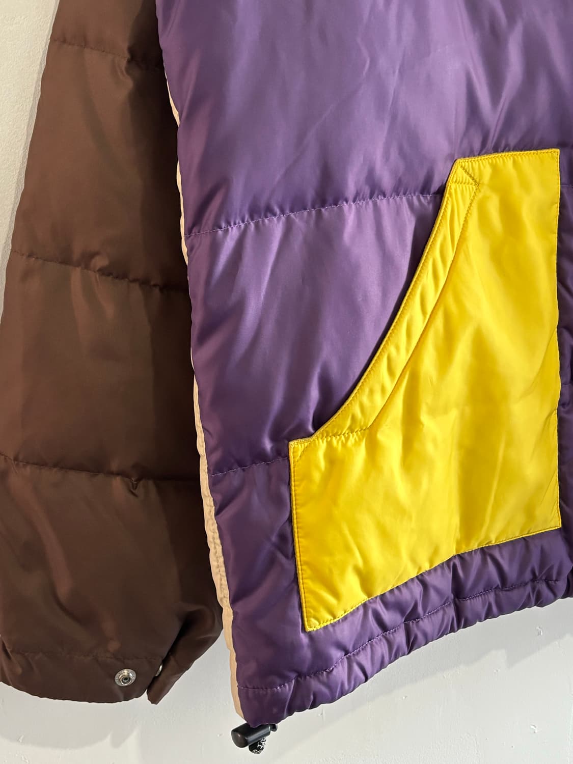 Bape colorblock down jacket 상품이미지5