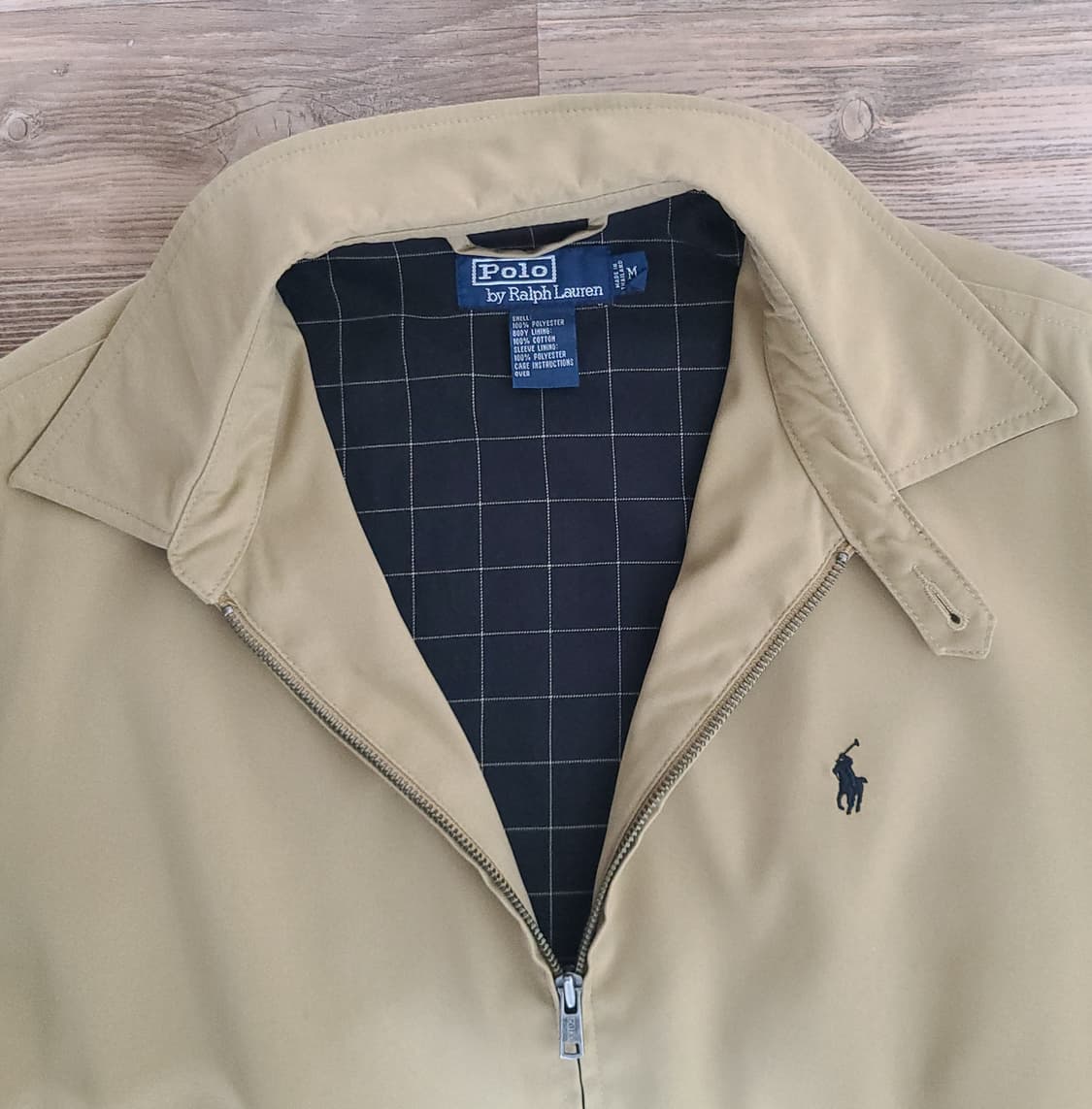 (105새상품급) 폴로 바이스윙 윈드브레이크 블루종 스윙탑 베이지 자켓 상품이미지3