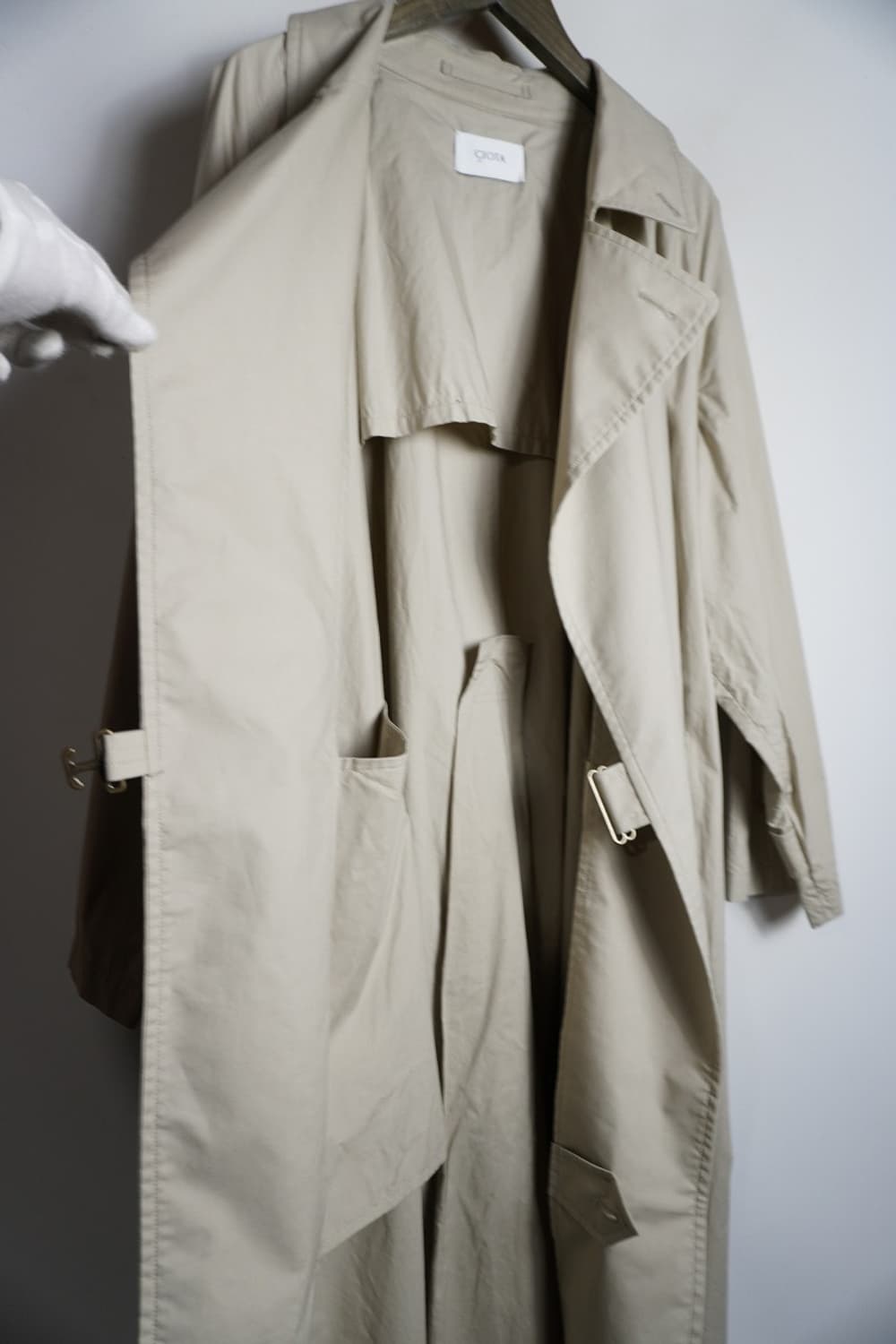 시오타 수빈코튼 타입라이터 타이로켄 코트 상품이미지5