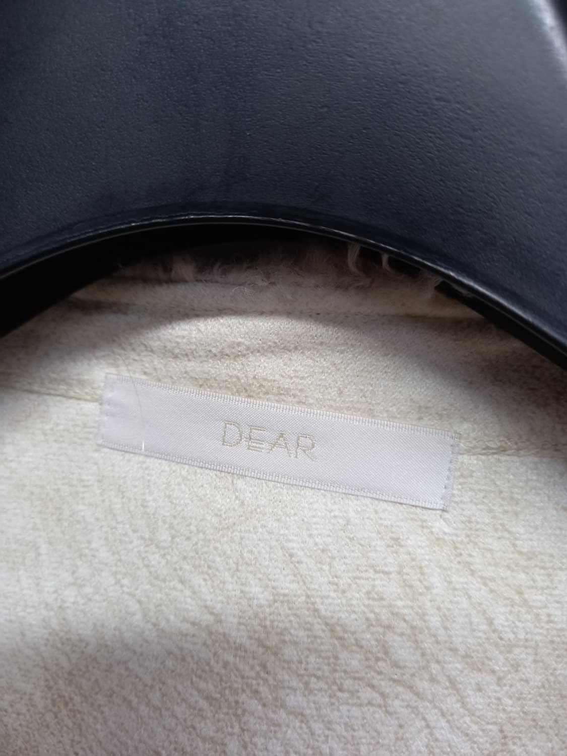 새 DEAR 디어 부클비숑 무스탕 자켓코트 F 33-66 상품이미지8