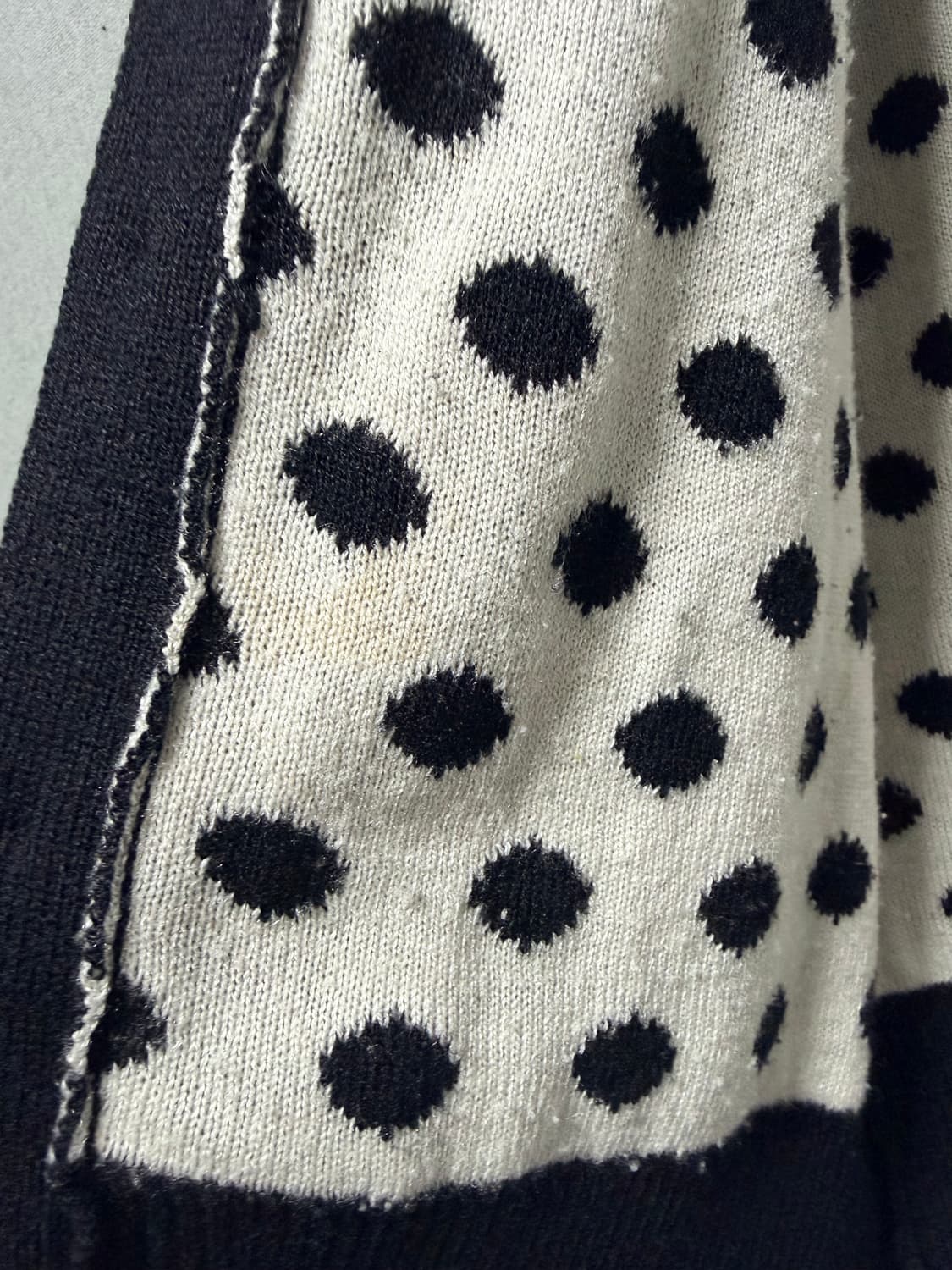 꼼데가르송 도트 가디건 블랙 M 상품이미지8