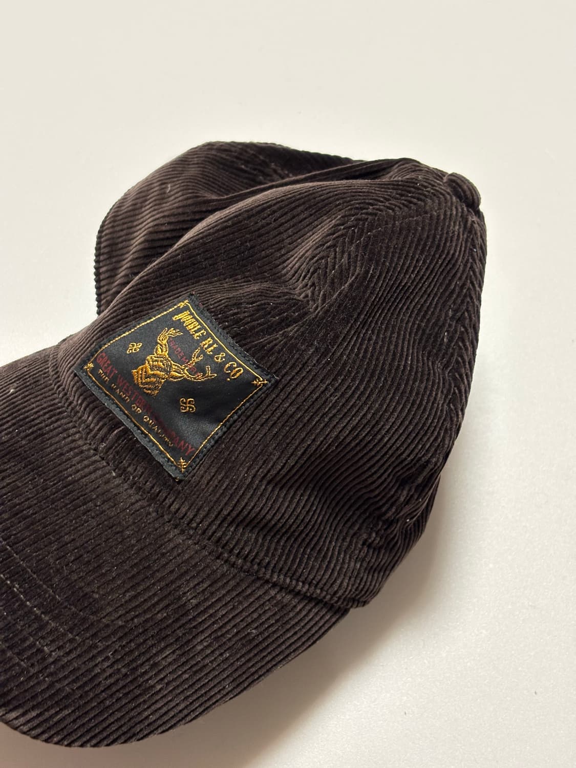 더블알엘 코듀로이 볼캡(브라운) 상품이미지1