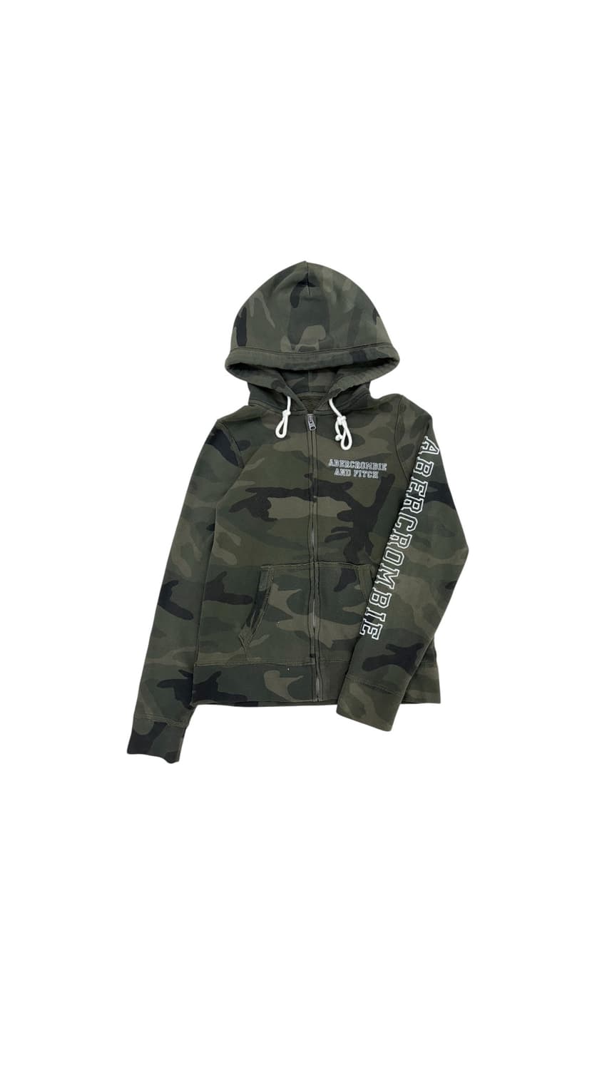 아베크롬비 카모 후드집업 딱붙핏 상품이미지2