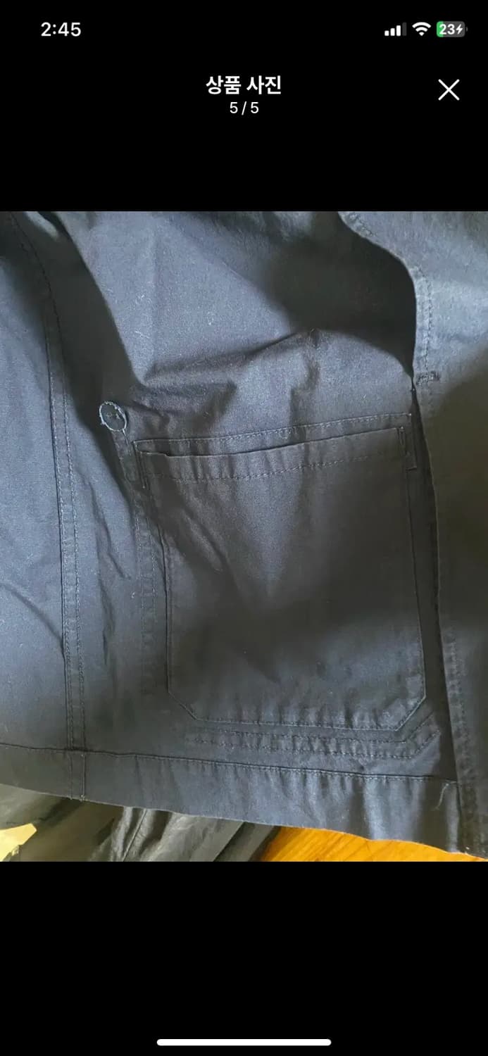 [UNIQLO] 유니클로 드라이라이트 웨이트 자켓 네이비 L사이즈 상품이미지5